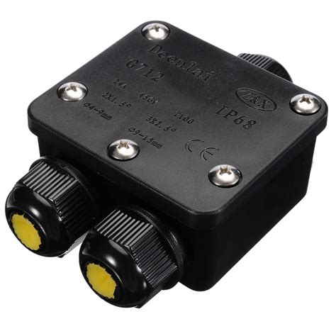 1 2 waterproof electrical box connector|waterproof box for electrical connection.